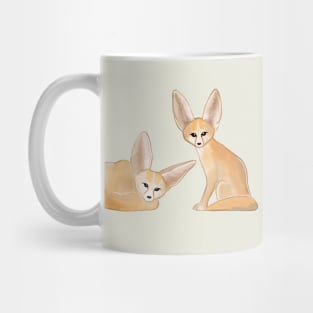 Two Fennec Foxes Mug